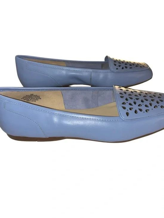 Bandolino Light Blue Laser Cut Loafers - Picture 4 of 11